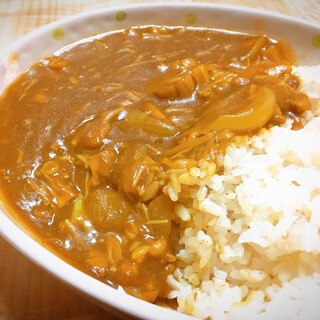 えのきと高野豆腐のカレー